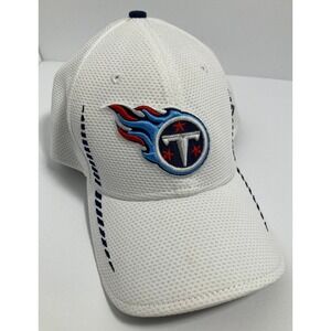 Tennessee Titans New‎ Era  Fitted Baseball Hat/Cap Medium-Large Unisex White